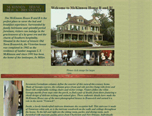 Tablet Screenshot of mckinnonhousebandb.com